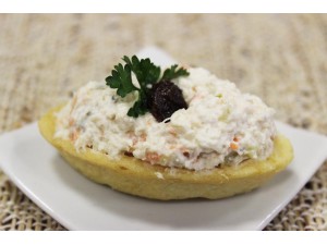 Barquete Frango 25un