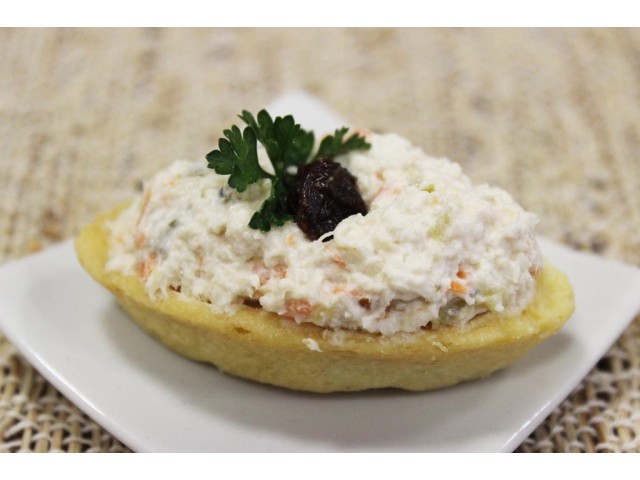 Barquete Frango 25un